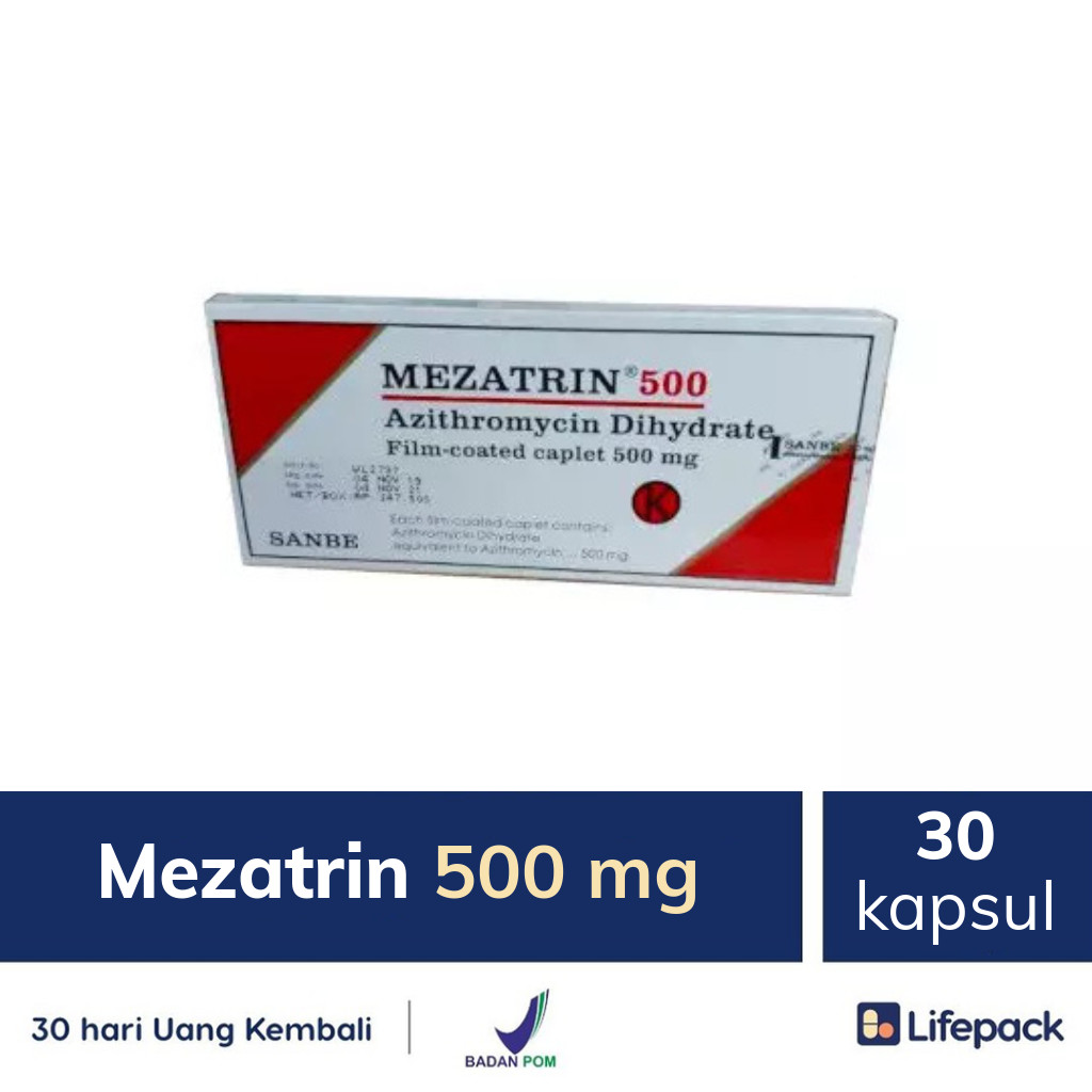 mezatrin 250 azithromycin 250 mg